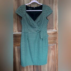 Jones New York Black and White Checkered Dress size‎ 12